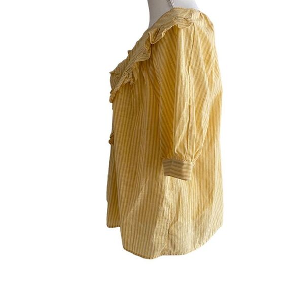 Terra Sky Cotton Blouse Size 14 - Picture 3 of 5